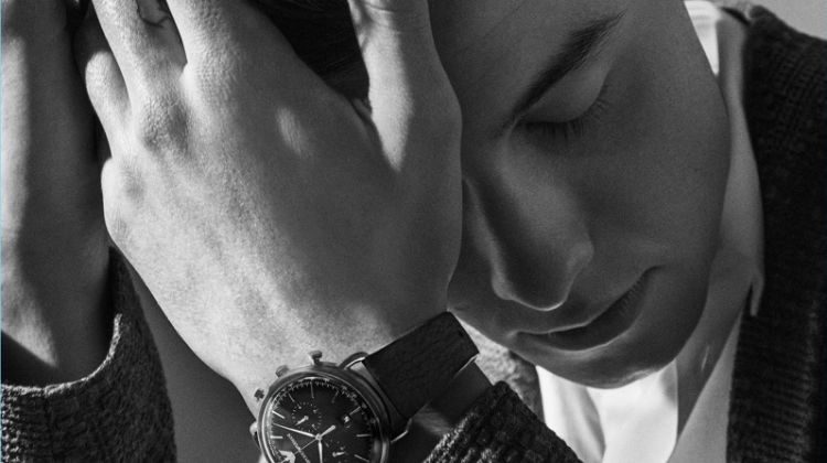 Shawn Mendes fronts Emporio Armani's fall-winter 2018 watches campaign.