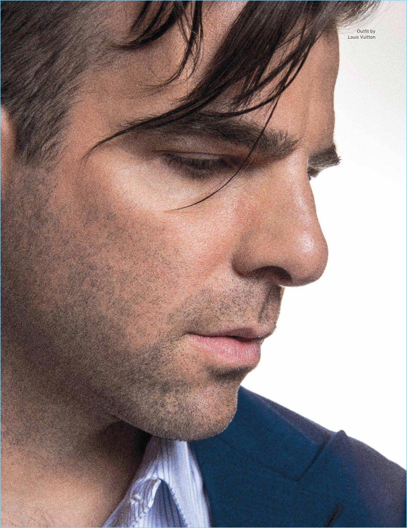 Zachary Quinto Da Man 2018 Cover Photo Shoot