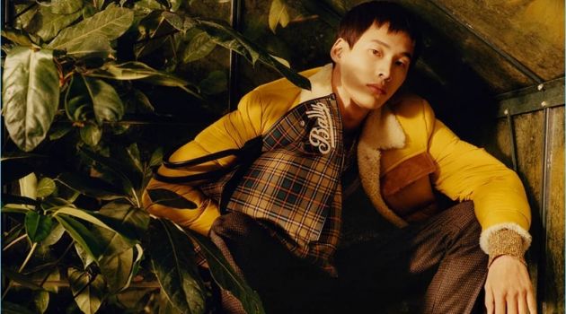 Wang Chen Ming stars in Bally's fall-winter 2018 campaign.