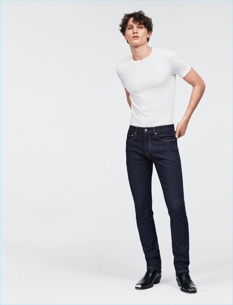 Calvin Klein Jeans Men's Linen Short Sleeved Shirt - Classic Beige