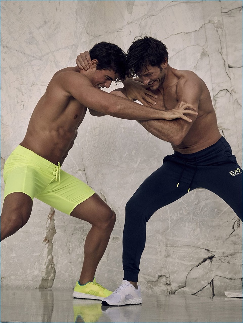 Pietro Boselli, Parker Gregory + More Stay Fit with EA7 for Spring