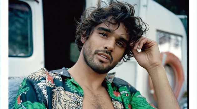 Marlon Teixeira stars in an editorial for the latest issue of GQ Australia.