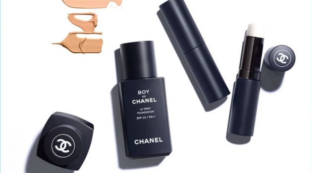 Foundation and lip balm from Boy de Chanel