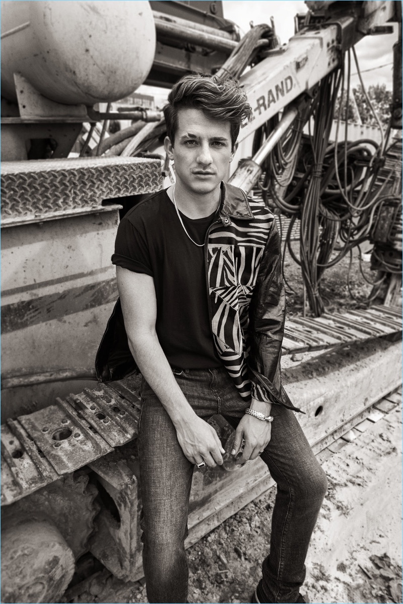 Charlie Puth Flaunt 2018 Cover Photo Shoot Shirtless 