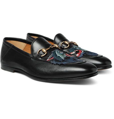 brixton leather loafers