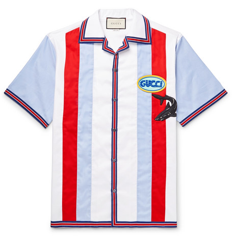 gucci striped shirts