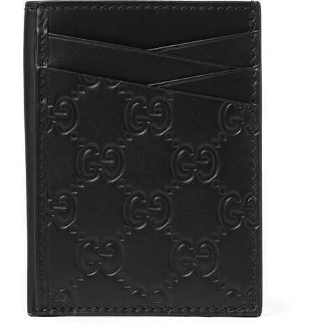 Gucci - Embossed Leather Cardholder 