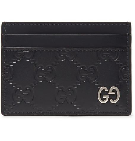 gucci embossed card holder