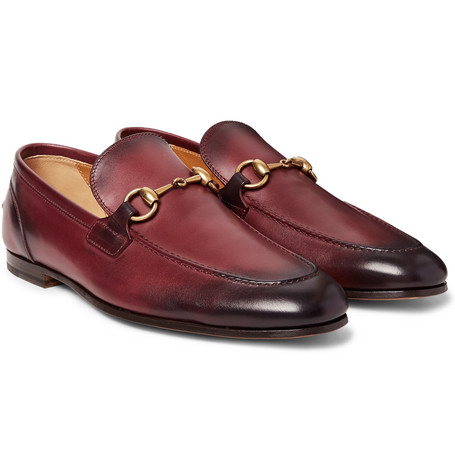 red gucci loafers mens
