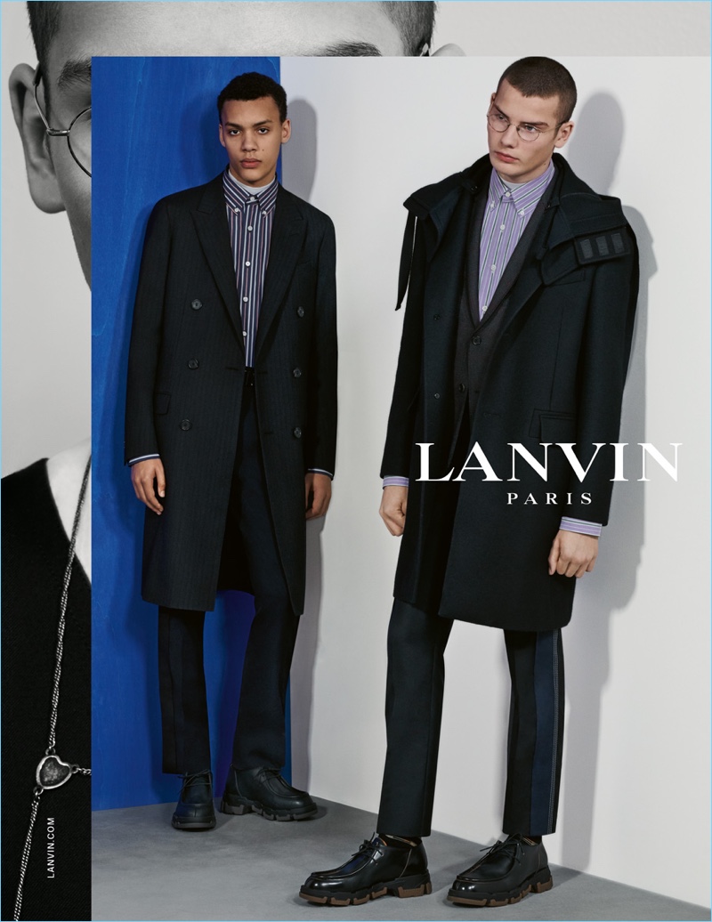 Lanvin | Fall 2018 | Men's Campaign | Simon Bornhall | Baptiste Perrin
