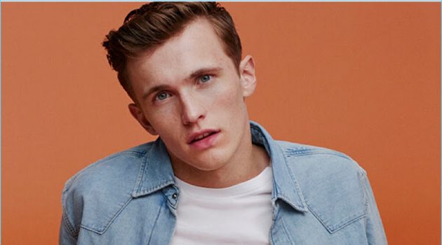 Jeanius: Christoffer Barsø gravitates towards iconic denim brands such as Calvin Klein Jeans.