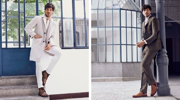 Andres Velencoso stars in Carmela Shoes' fall-winter 2018 campaign.