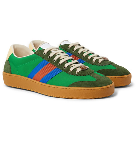 green gucci sneakers