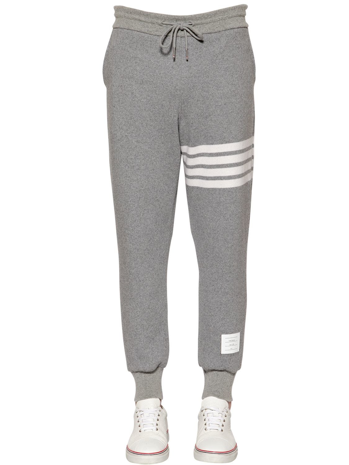 black cashmere sweatpants