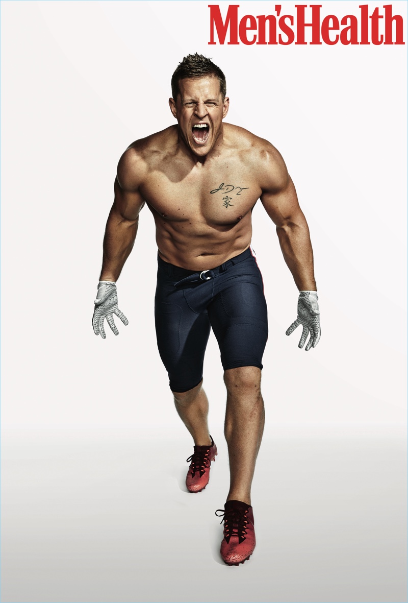 J.J. Watt's Men's Health cover reveals he has done some sit-ups