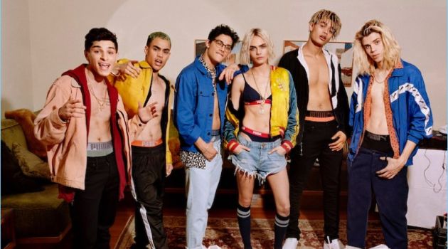 Cara Delevingne joins PRETTYMUCH for PUMA Bodywear's fall-winter 2018 campaign.