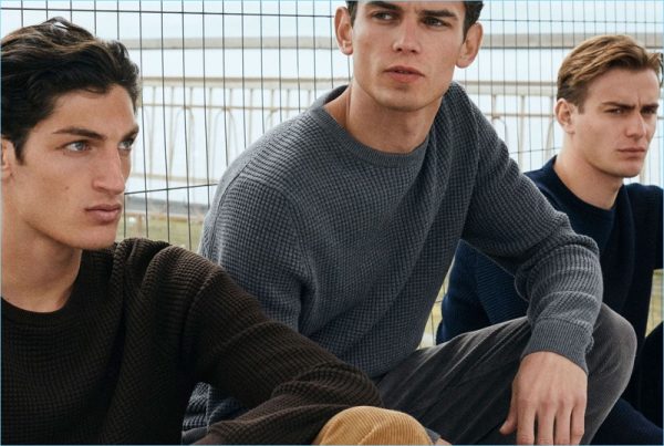 Massimo Dutti Men's Sweaters | Arthur Gosse | Ben Allen | Aaron Shandel