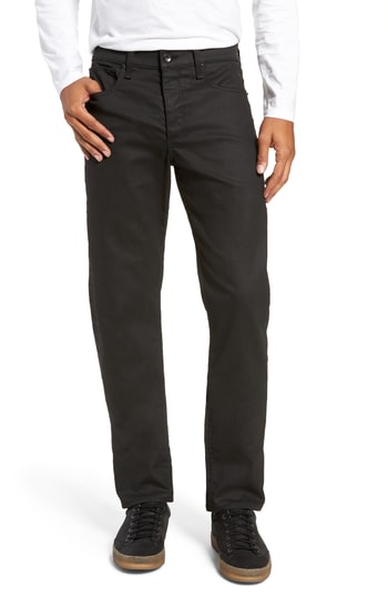 skinny fit twill pants