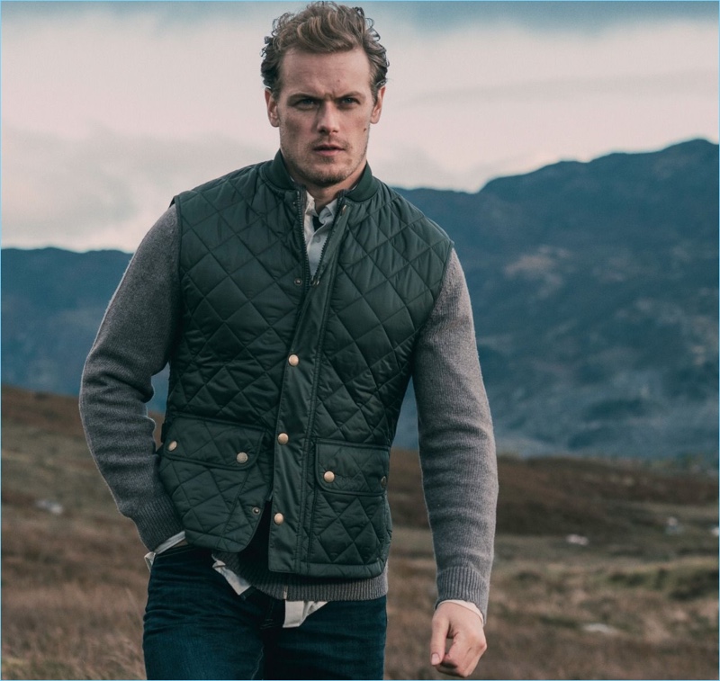 Sam Heughan Barbour Fall 2018 Collection
