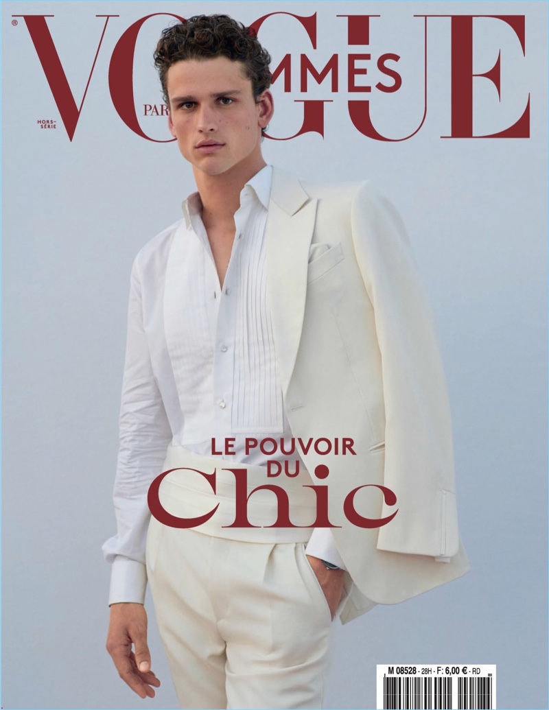 Simon Nessman Vogue Hommes Paris Cover Story