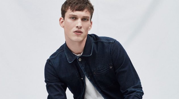 Malthe Lund Madsen doubles down on raw denim for a Pepe Jeans editorial.