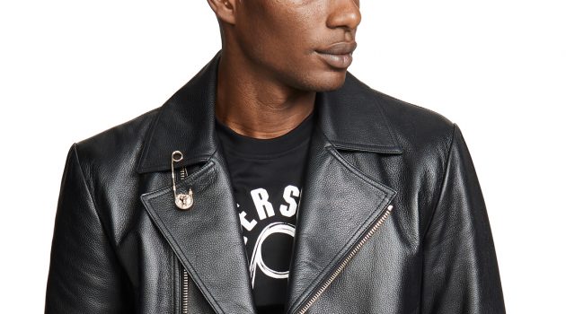 Versus Versace Leather Moto Jacket