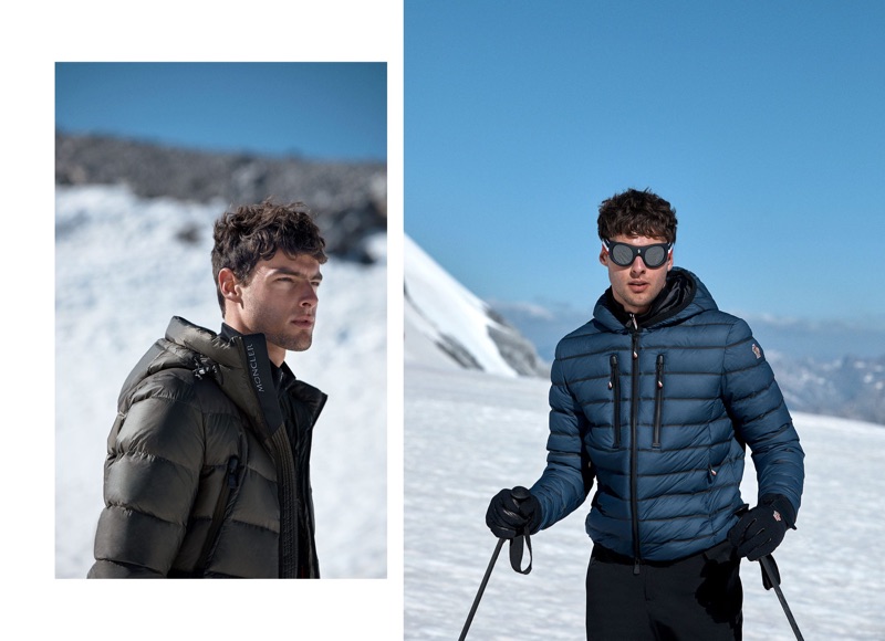 Hannes Gobeyn in Moncler for Matches 
