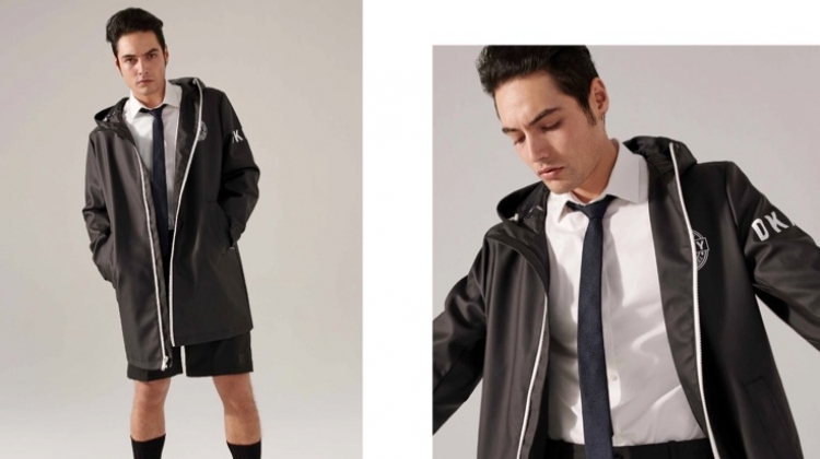 Levi Dylan stars in DKNY's spring-summer 2019 men's lookbook.