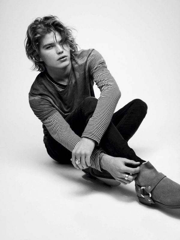 Jordan Barrett Zadig & Voltaire Spring 2019 Campaign