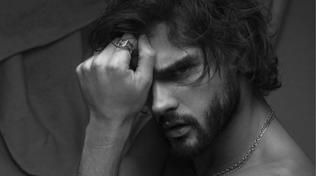 Marlon Teixeira appears in an editorial for L'Officiel Hommes Korea.