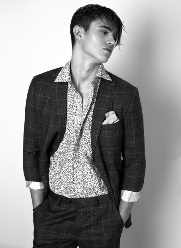 Sebastian Peinemann Suits Up for Photo Session