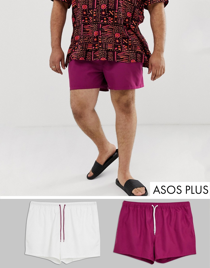 asos design swim shorts