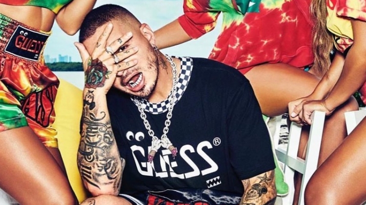 J Balvin stars in GUESS' spring-summer 2019 campaign.
