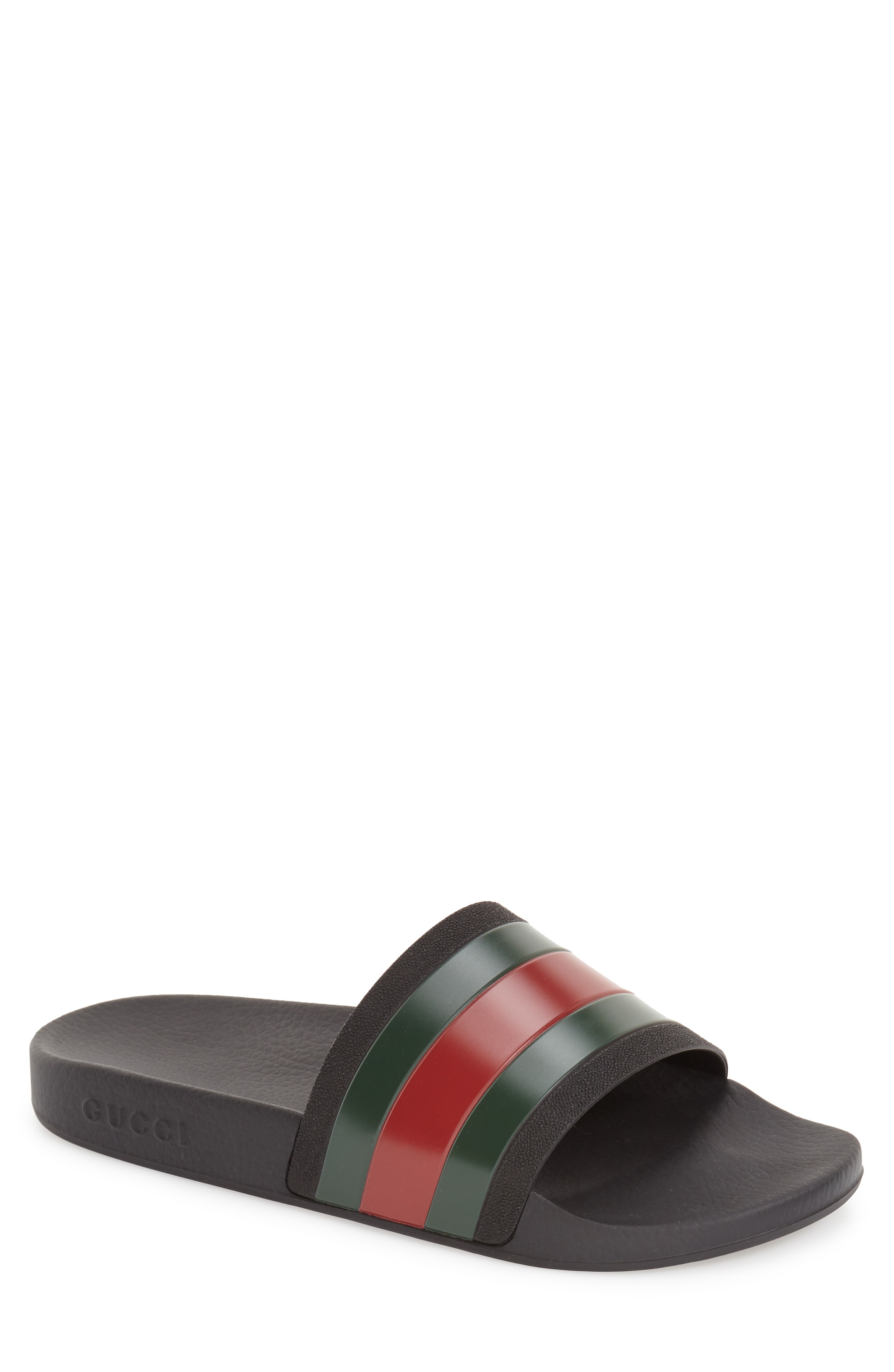 gucci slides red and black