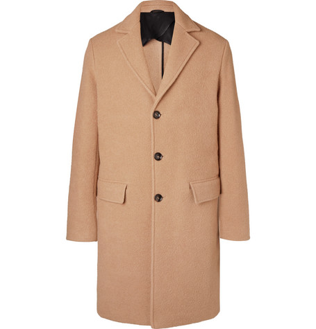 Mr P. – Virgin Wool and Camel Hair-Blend Overcoat – Men – Beige | The ...