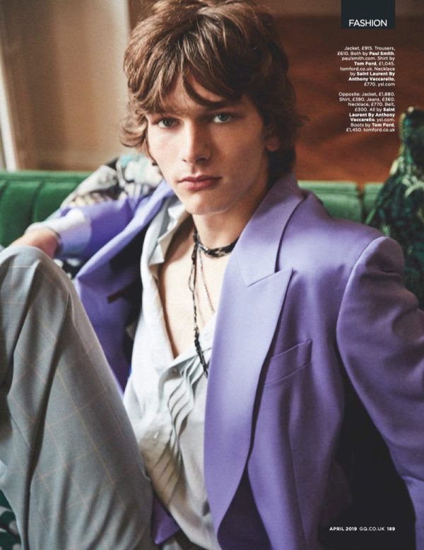 Erik Van Gils 2019 British GQ Editorial