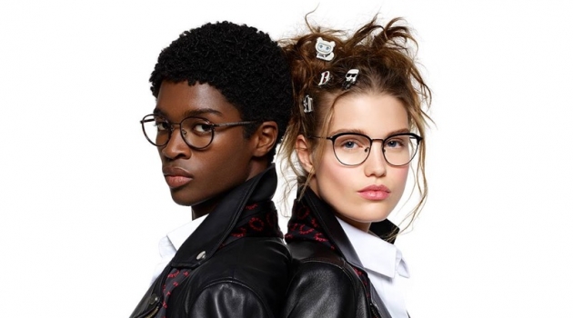 Alton Mason and Luna Bijl star in Karl Lagerfeld's spring-summer 2019 campaign.