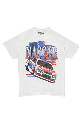 Nascar Graphic Tee at Forever 21 White/red | The Fashionisto