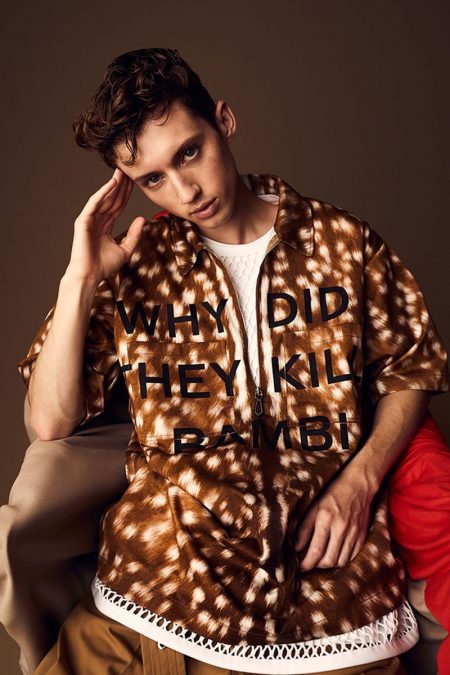 Troye Sivan W Korea Cover Photo Shoot