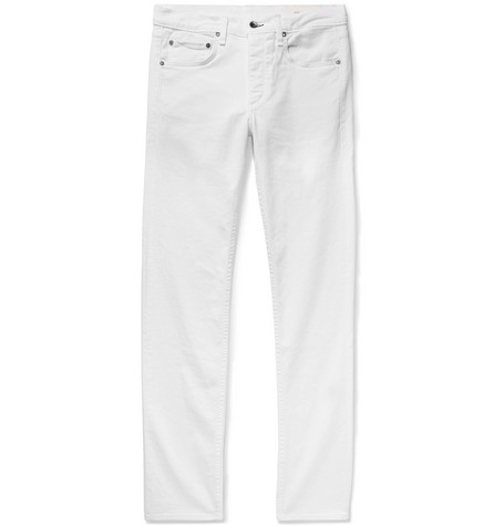 rag & bone – Fit 2 Slim-Fit Stretch-Denim Jeans – Men – White | The ...