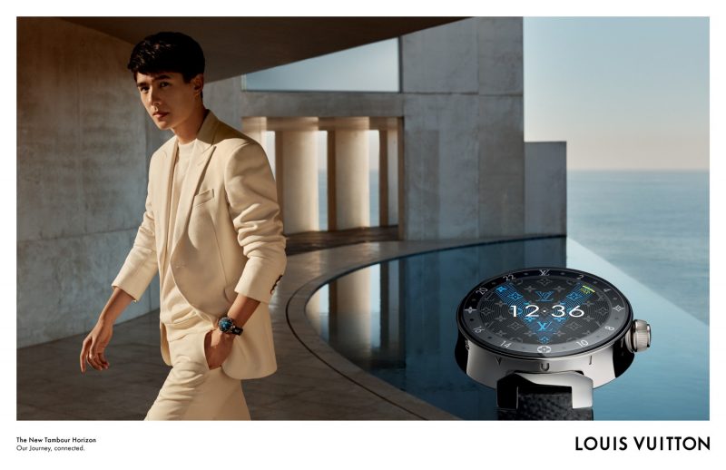 Justin Theroux & Liu Haoran for Louis Vuitton Tambour Horizon