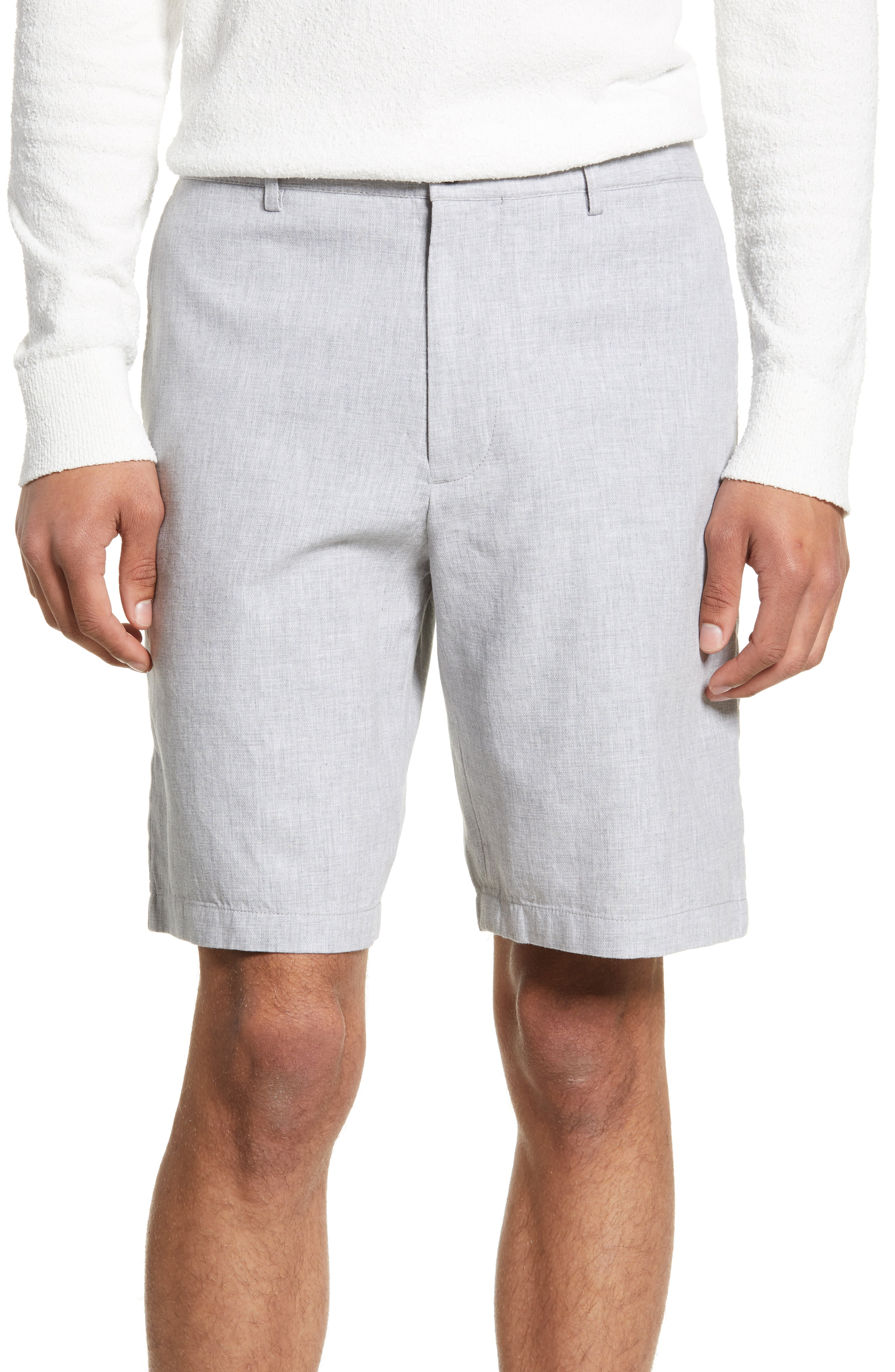 Men’s Club Monaco Maddox Leaf Slim Fit Shorts, Size 28 – Grey | The ...