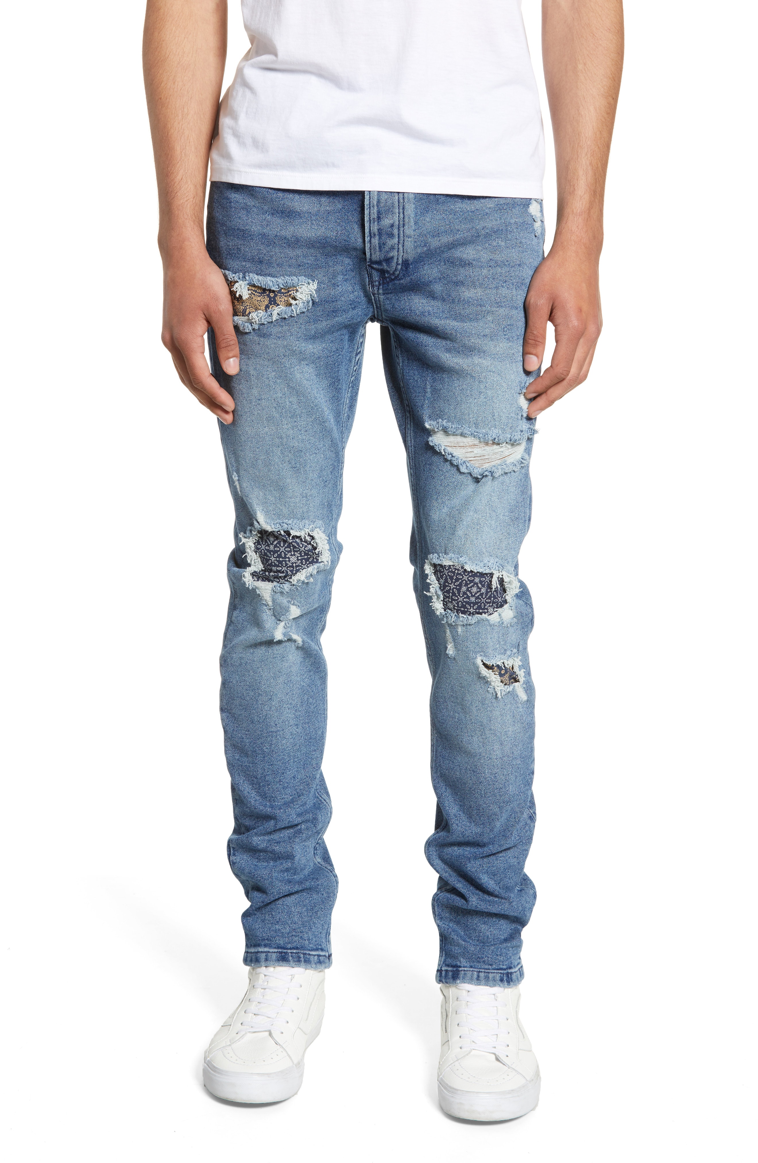 Men’s Topman Ripped Skinny Fit Jeans The Fashionisto