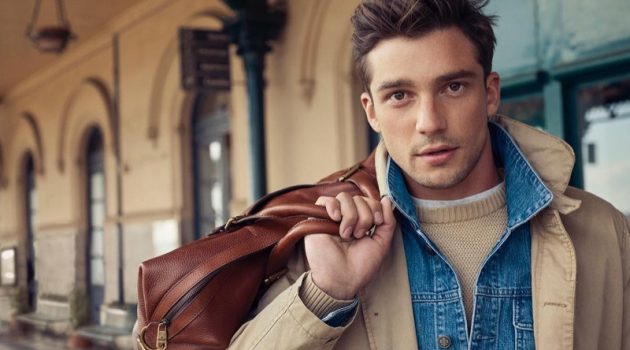 Alexis Petit fronts Morris Stockholm's spring-summer 2019 campaign.