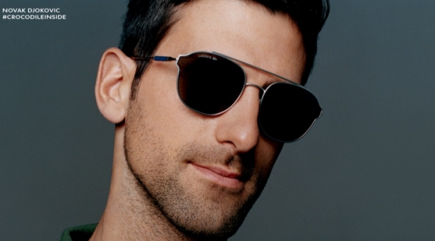 Novak Djokovic fronts Lacoste's spring-summer 2019 eyewear campaign.