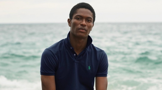 Hamid Onifade fronts POLO Ralph Lauren's Earth Polo campaign.