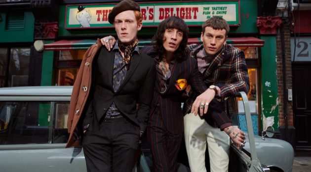 Linus Wordemann, Juan Milan, and Sid Ellisdon star in Club of Gents' fall-winter 2019 campaign.