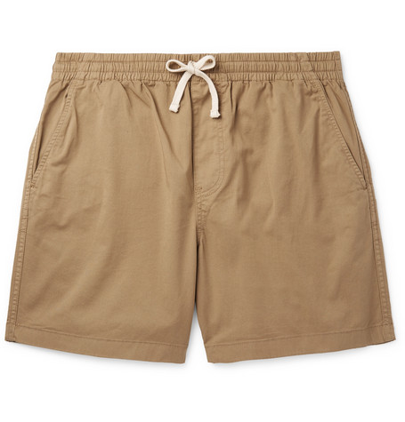 J.Crew – Dock Garment-Dyed Stretch-Cotton Drawstring Shorts – Men ...