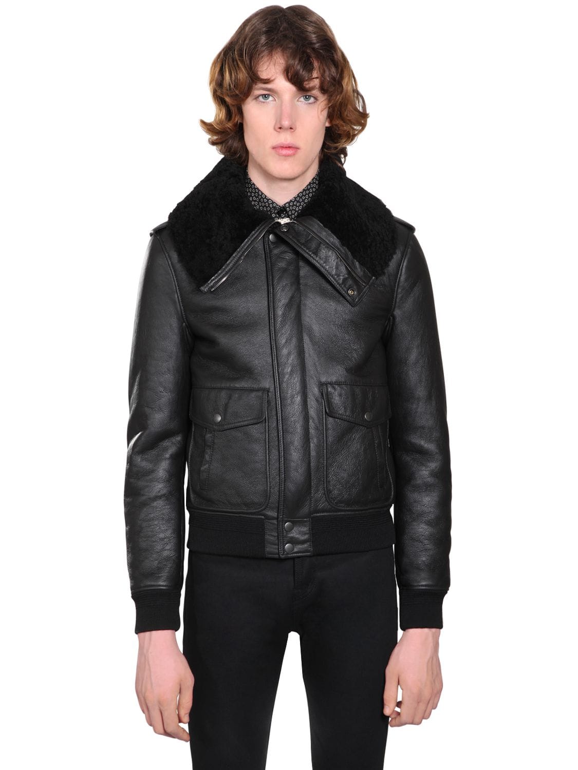 Leather Aviator Jacket | The Fashionisto