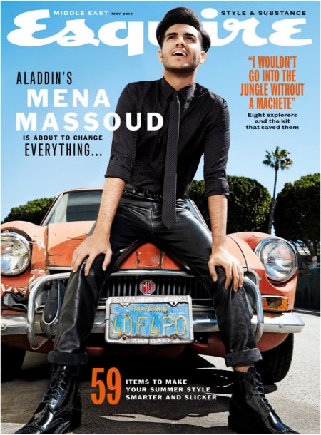 Mena Massoud 2019 Esquire Middle East Cover Photo Shoot 